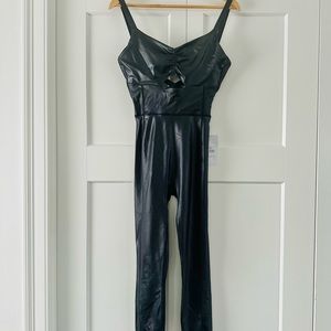 Spiritual Gangstar Wet Look Jumpsuit